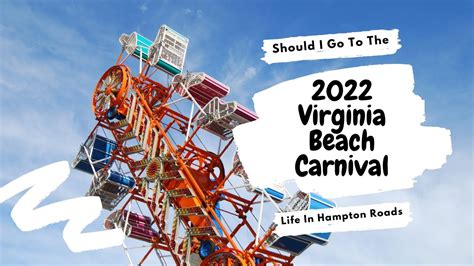 Virginia beach carnival - Virginia Beach is known for its year-round festive atmosphere. Virginia Beach music festivals include Blues at the Beach, the Carribean Music Festival, and Funk Fest. Booze festivals in Virginia Beach are also popular, with a Craft Beer Festival, Virginia Beer Festival, Virginia Wine Festival, Battle of the Beers, Oktober Brewfest, and the ...